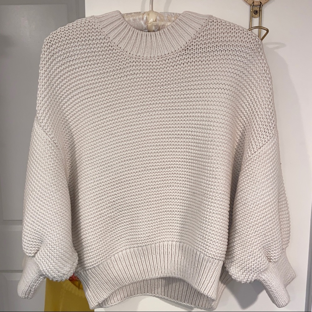 Cream thick sweater